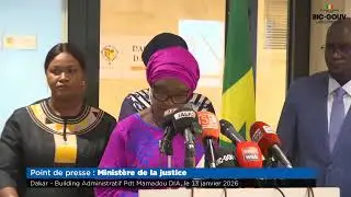 Point de presse : Minist&egrave;re  de la Justice