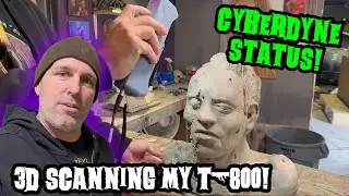 Cyberdyne is Real! 🤖 3D Scanning my T-800 Sculpture