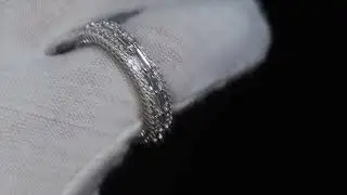 Iced out ring, Baguette diamond eternity ring, mens eternity ring, womens eternity ring,
