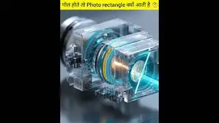 कैमरा गोल होते तो Photo rectangle क्यों आती है 🤔 #shortsviral #facts