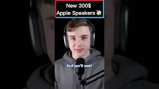 New 300$ Apple Speakers💸 #shorts #tech #apple #iphone  #homepod   #techcircuit