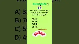 Biology MCQ neet 2026 | #neetcoder #education #biologyneet #bioquestions #bioshorts #neetpyq