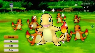 Pokémon mais uniquement avec des SHINY (un record de Salamèche ?)