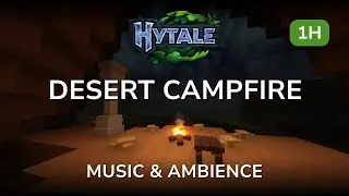 Hytale Desert Ambience 1 Hour - Relaxing Music to Study, Work & Sleep