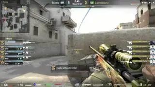 CS:GO - Flusha 4k Spraydown (Dreamhack Winter 2015)
