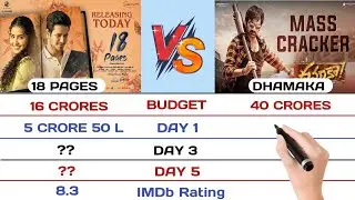 18 Pages vs Dhamaka Movie Box Office Collection 2022 | Day Wise