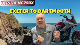 Honda NC750x Exploring Devon: Road Trip from Moretonhampstead to Dartmouth