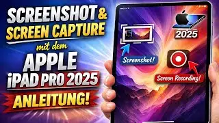 Screenshot und Screen capture (Bildschirmaufnahme) am Apple iPad Pro M5 (2025) Anleitung