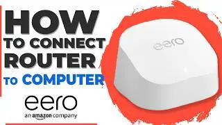 Подключите ПК к маршрутизатору Amazon Eero с помощью кабеля Ethernet
