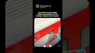 🚆 Indian Railways Introduces Drone Cleaning 🚁 | Next-Gen Train Technology 🇮🇳