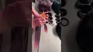 How to make body wave 😎  #megalookhair #wigs #wigfactory