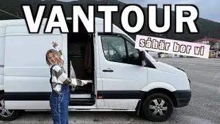 FULL VANTOUR!!!! Såhär bor vi offgrid - VAN MED MÖRK INTERIÖR