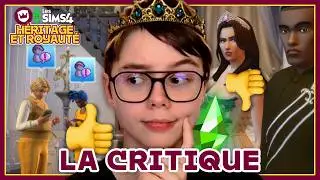 Mon avis HONN&Ecirc;TE et COMPLET sur le nouveau pack. 👀 | Les Sims 4 : H&eacute;ritage & Royaut&eacute;