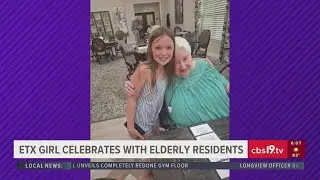 East Texas girl chooses to spend her birthday with senior living residents