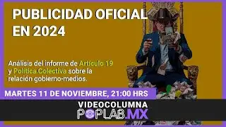 VC 11/11/25. Informe sobre publicidad oficial en 2024 📱