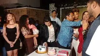 Birthday celebrating at Dakshin Dilli song launch party in  andheri many Actress Singer