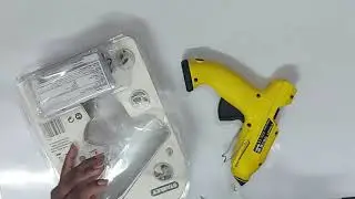 Unboxing glue gun from amazon/ Stanley cordless glue gun/ 25 watts gluegun/ STHT6-70416/ meter cord