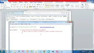working with files read method