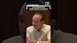 &lsquo;No water, food, but terrorism&hellip;&rsquo;, Ghulam Nabi Azad shows mirror to Pakistan | All Party Delegation