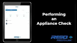 The RegO App: How to Perform an Appliance Check