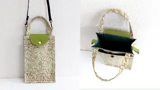 簡単！毎日持ちたいオシャレバッグの作り方　Easy DIY New Design Beautiful Bag Tutorial.