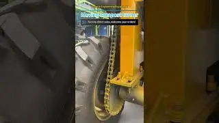 Moving Type Compost Turner#compost #manure  #farming #machine