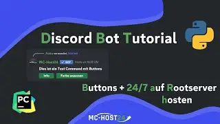 MC-HOST24: Wie erstelle ich Buttons und hoste meinen Bot? - Python Discord Bot Tutorial | S01 - F02