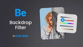 Backdrop filter in BeBuilder