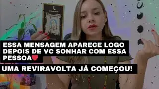 ESSA MENSAGEM APARECE LOGO DEPOIS DE VC SONHAR COM ESSA PESSOA❤️UMA REVIRAVOLTA JÁ COMEÇOU! 