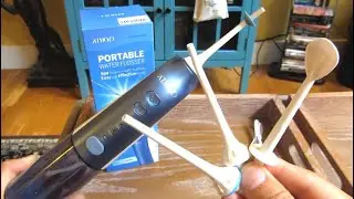 Cordless Water Flosser | Waterpik Alternative | Lithium Powered |  Dental, Braces Oral | Atmoko