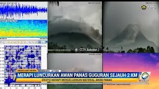 Gunung Merapi Luncurkan Awan Panas Sejauh 2 KM