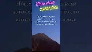 Facts about celebrities #behindthescenes #celebrityfacts #entertainmenttrivia