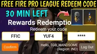 FREE FIRE PRO LEAGUE REDEEM CODE IN TAMIL | FREE FIRE NEW REDEEM CODE | VOK Gaming