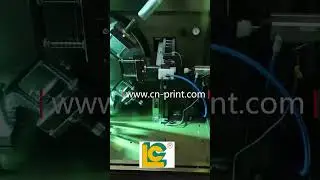 automatic screen printing machine print on the top of Aluminum cap