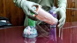 Cutie Pie Glass Sipper G1002. A Best Double walled Coldcup with Straw. 3 Amazing colours and design.
