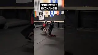 Epic Sword Fighting: Longsword Fencing #shorts #sword