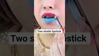 Two Shade Mix One Lip Color | Easy Ombre & Custom Lip Look#shortsviral #softglamlook #shorts