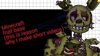 Building and showing Fnaf Minecraft base part 1
