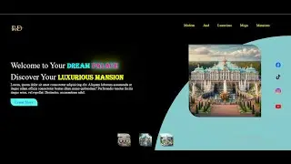 Amazing Photo Effect Landing Page Website Using HTML, CSS, and JavaScript