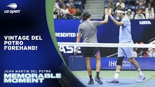 Juan Martin Del Potro Turns Back the Clock with this Forehand | 2025 US Open