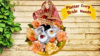 Turn a Rs 100 Mirror into a Luxury Engagement Ring Tray | DIY Wedding Platter Idea