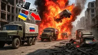 Ukraine Ambushes Russian Ammo Convoy &mdash; Then Destroys Them All | Ukraine Russia War