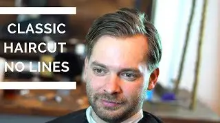 Classic Mens Haircut | Mens Classic Hairstyle No Line Up