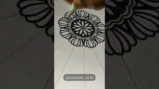 Mandala Center Design 04 | Digital Mandala | Amaziograph | iPad Pro | Mandala | Digital Art | Annam