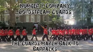 The Guards march back to barracks #britisharmy #army