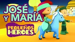 HISTORIAS DE LA BIBLIA PARA NIÑOS 📖🤱🏻 - JOSE Y MARIA | PEQUEÑOS HEROES
