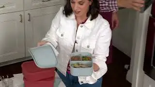 Kitchen Innovations S/2 Silicone Divided Lunch Containers on QVC