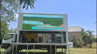Uganda Customer custom Made 8M LED Stage Truck – Your Mobile Event Solution!