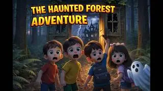 The Haunted Forest Adventure | 3D Cartoon Horror Story for Kids