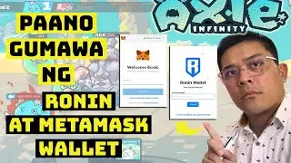 1st step for axie investment  HOW to OPEN  RONIN METAMASK